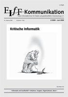 FIfF-Kommunikation 2/2009 - "Kritische Informatik" - Cover klein
