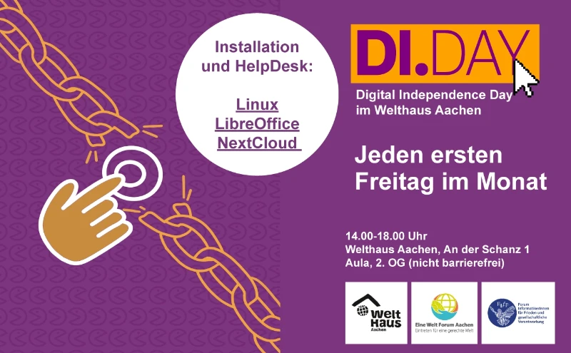 Ein Cursor klickt auf eine Eisenkette die an der Stelle zerspringt.