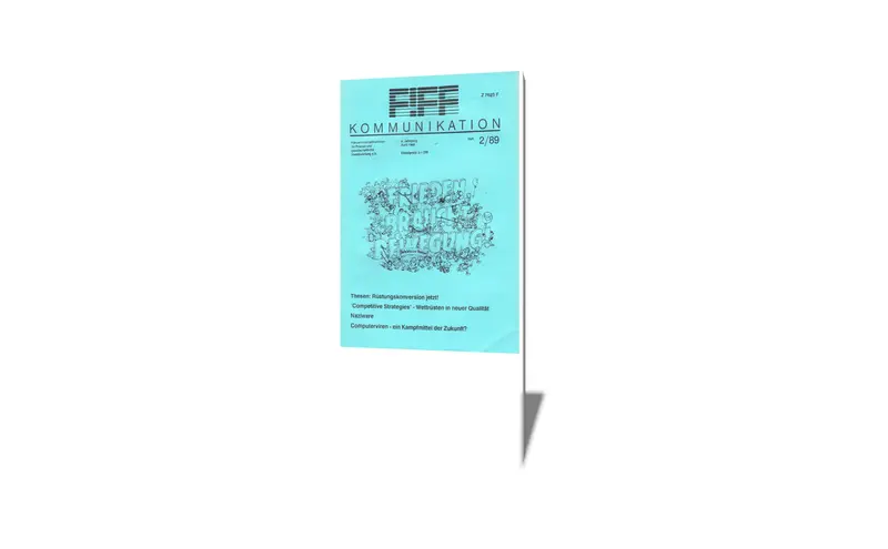 Cover der FIfF-Kommunikation 2/1989