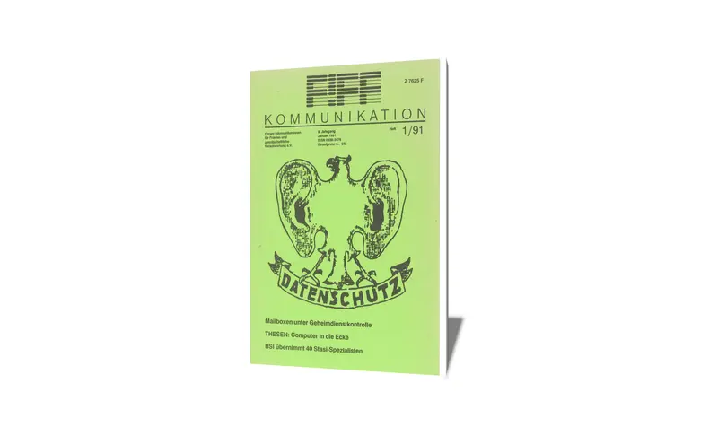 Cover der FIfF-Kommunikation 1/1991