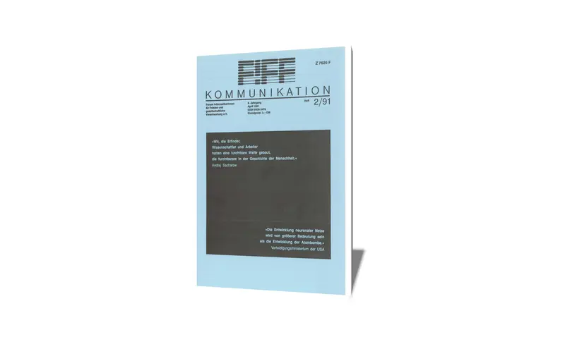 Cover der FIfF-Kommunikation 2/1991