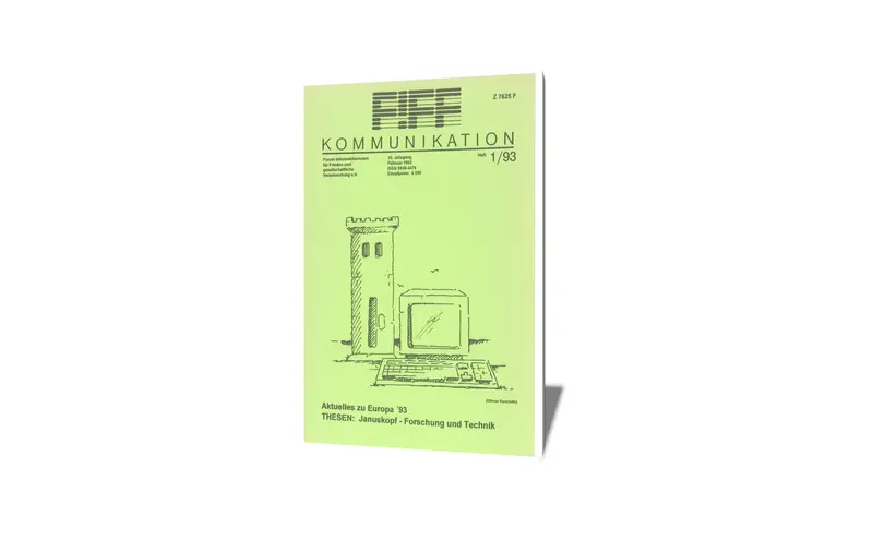 Cover der FIfF-Kommunikation 1/1993