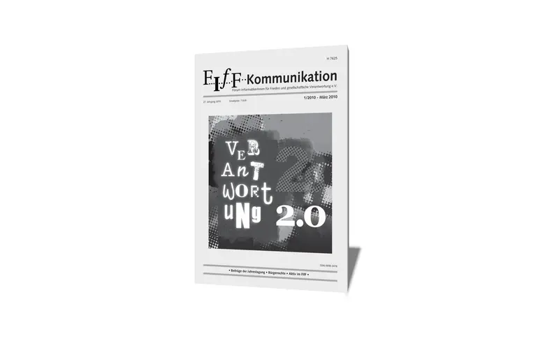 Cover der FIfF-Kommunikation 1/2010