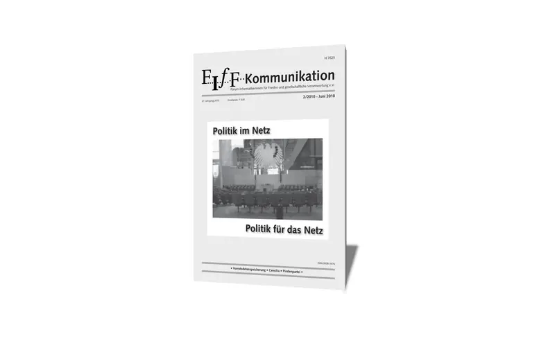Cover der FIfF-Kommunikation 2/2010