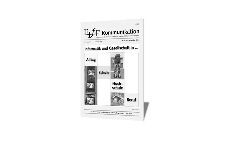 Cover der FIfF-Kommunikation 4/2012