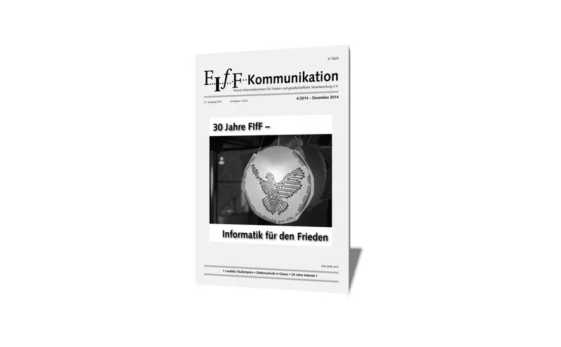 Cover der FIfF-Kommunikation 4/2014