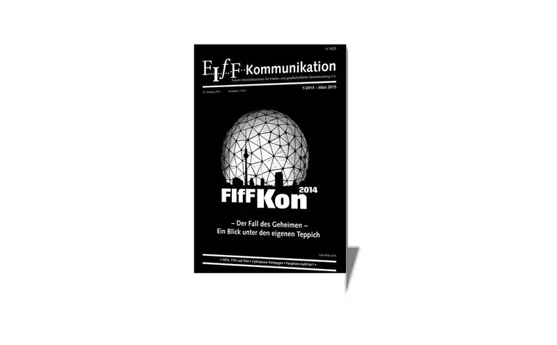 Cover der FIfF-Kommunikation 1/2015