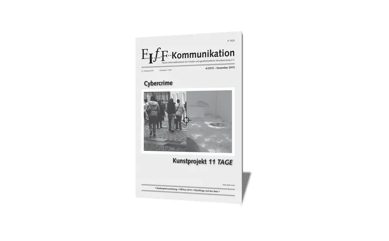 Cover der FIfF-Kommunikation 4/2015