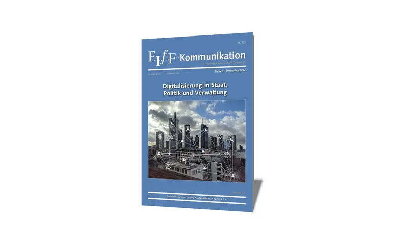 Cover der FIfF-Kommunikation 3/2022