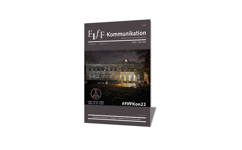 Cover der FIfF-Kommunikation 1/2023