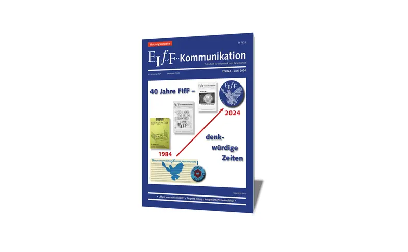 Cover der FIfF-Kommunikation 2/2024