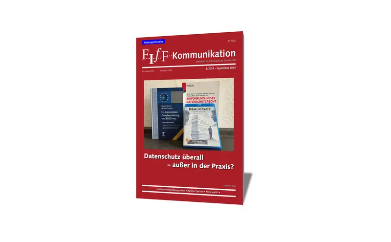 Cover der FIfF-Kommunikation 3/2024
