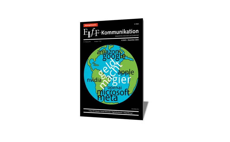 Cover der FIfF-Kommunikation 4/2025