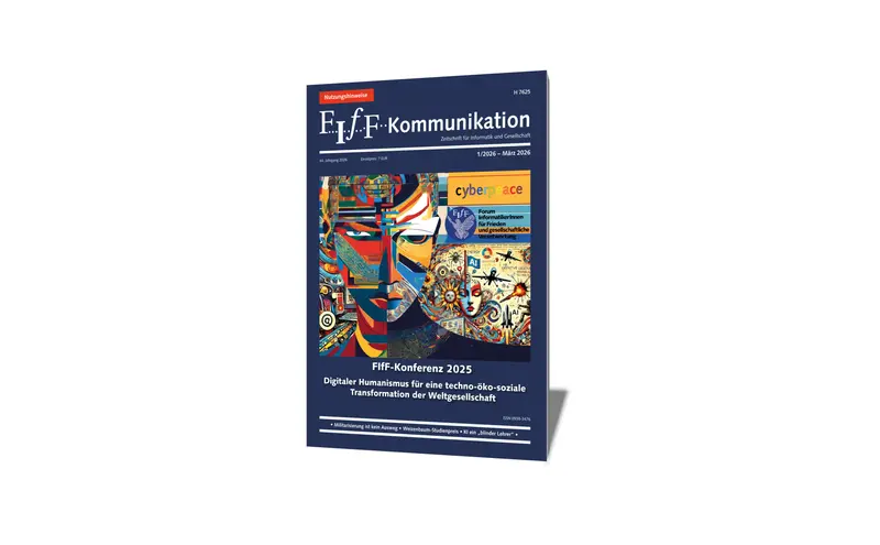 Cover der FIfF-Kommunikation 1/2026