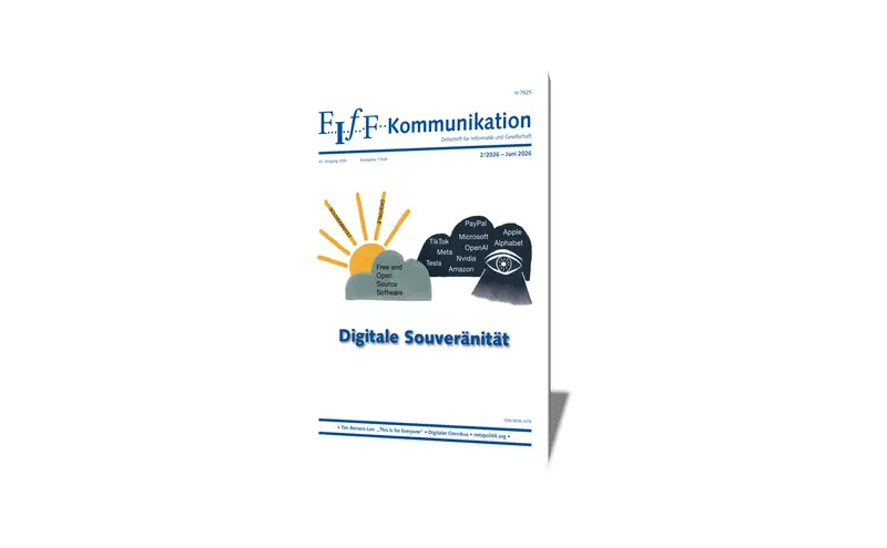 Cover der FIfF-Kommunikation 2/2026