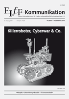 Presseerklärung des FIfF e.V. zum Erscheinen der  FIfF-Kommunikation 4/2011 "Killerroboter, Cyberwar & Co."