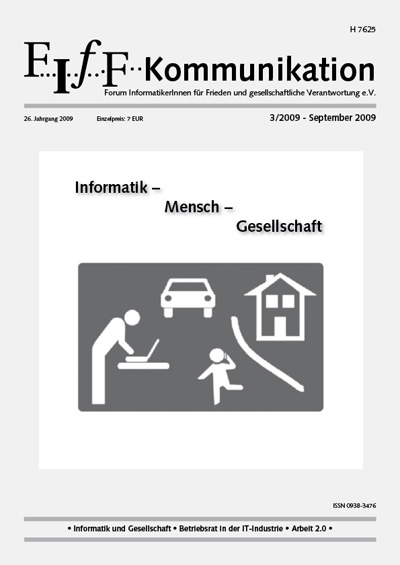 FIfF-Kommunikation 3/2009 - Cover groß