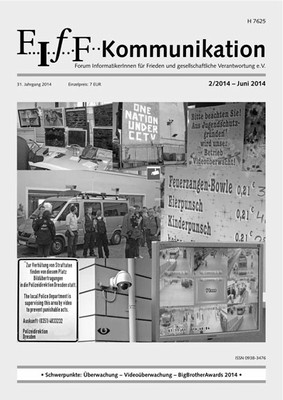 FIfF Kommunikation 2/2014 Cover