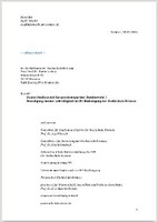 Brief von Ralf E. Streibl zur Bundeswehr Kooperation